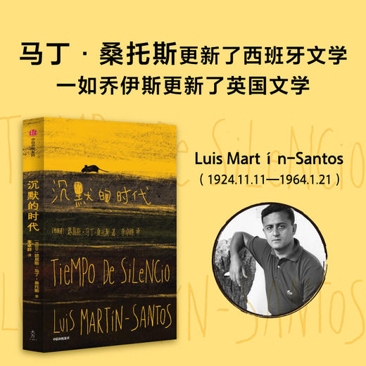 沉默的时代 路易斯马丁桑托斯著 一部关于人类遭受挫败 环境造就人的异化和沉默的 被认为是西班牙文学变革的转折点的现代小说 商品图2