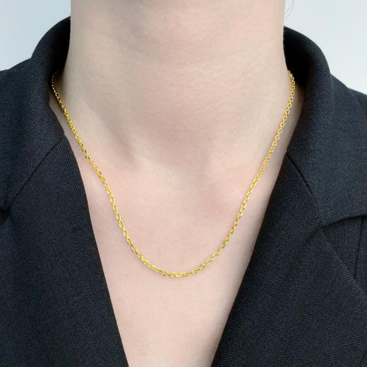 【限时克减150元】足金999.9 十字链项链(XL00042-02)补差价）补差价）预售产品下单后不退款不退货不换货不补差价 商品图2