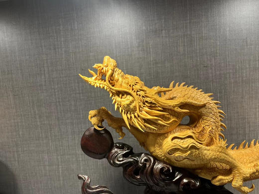 龍行天下｜龙年大吉°黄杨木摆件 商品图2
