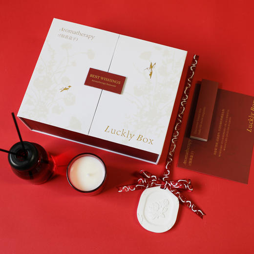 2025龙年【新年礼物 香薰蜡烛礼盒】年会伴手礼 礼品送人套装 商品图2