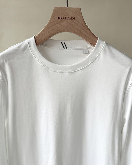 THS 1.20-限时 B家 马术骑士徽标贴花 圆领长袖T恤 2色 QH396 商品图5