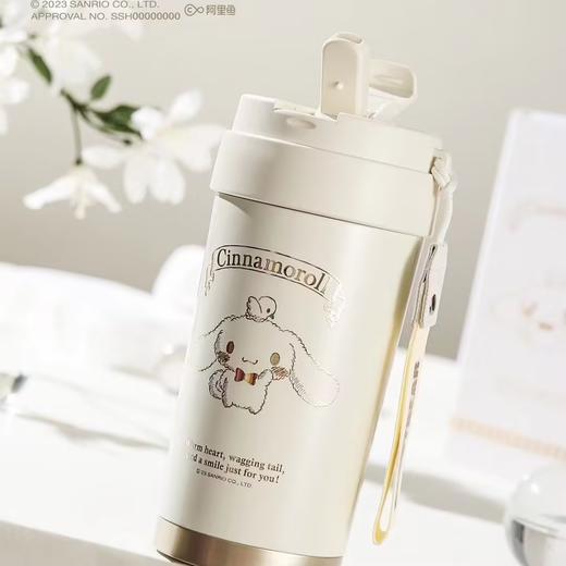 杯具熊轻心保温咖啡杯（白金大耳狗）500ml 商品图2