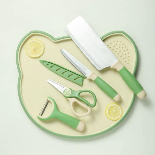 didinika辅食菜板套装猪猪菜板多功能婴儿专用研磨器塑料菜板 商品图10