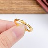 【限时克减150元】足金999.9 #莫比乌斯 #小红书 【精品】固口实心不规则镜面金莫比乌斯环圈戒(AIJZ00064)（预售产品下单后不退款不退货不换货不补差价 商品缩略图2
