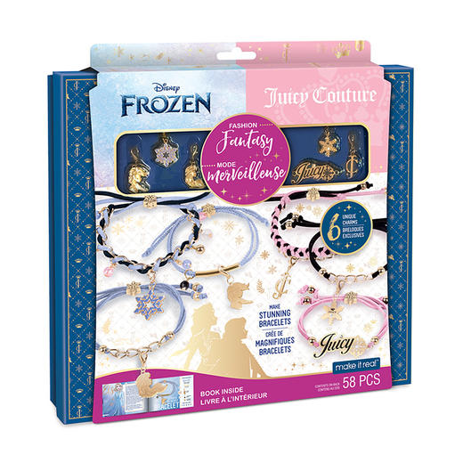 make it real美益睿 迪士尼冰雪奇缘×Juicy Couture轻奢童话DIY玩具套装MIRC4441 商品图0