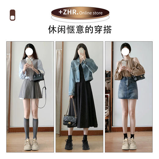 ZHR厚底运动鞋女2024春季新款时尚百搭休闲网面透气机能风老爹鞋 商品图9