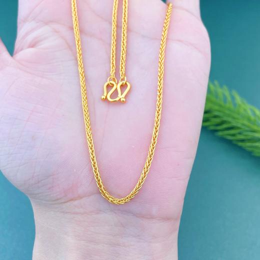 【限时克减150元】足金999.9 圆肖邦链项链(XL00014-08)预售产品下单后不退款不退货不换货不补差价 商品图2