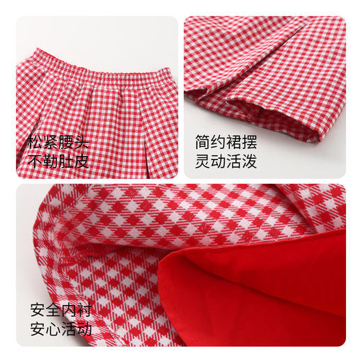 女童千鸟格半身裙裙子春季新款安奈儿童装实体店同款AG413628 商品图4