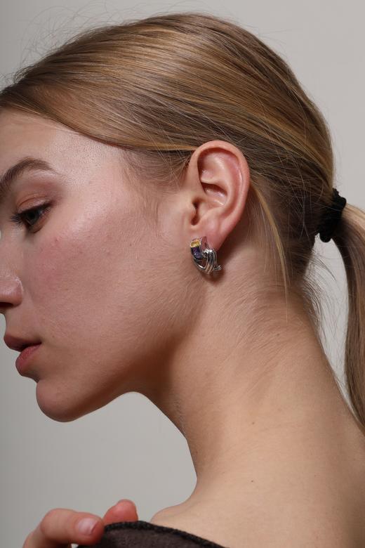 SOL DE VERANO 红墙系列心形耳钉 商品图1