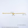 【限时克减150元】足金999.9 亮镜金铃铛调节手链(AF050SL00072)（铃铛不会响的哈）（预售产品下单后不退款不退货不换货不补差价） 商品缩略图3