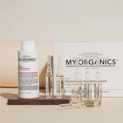 【跨境进口】郑州保税仓 |my organics活力 安瓶6支x6ml+洗发水100ml 商品图2