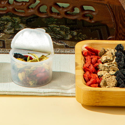 好食庄园——小罐茶系列菊花枸杞决明子茶300g（20g*15罐） 新春礼  商品图2