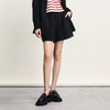 谜底A型直筒裤女2024春季新款简约时尚百搭休闲拼接短裤241MK0072 商品缩略图0