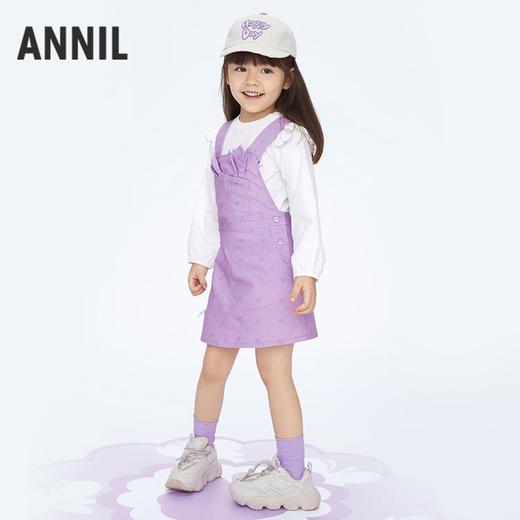 女童萌趣可爱背带裙春季新款安奈儿童装实体店同款XG413614 商品图2