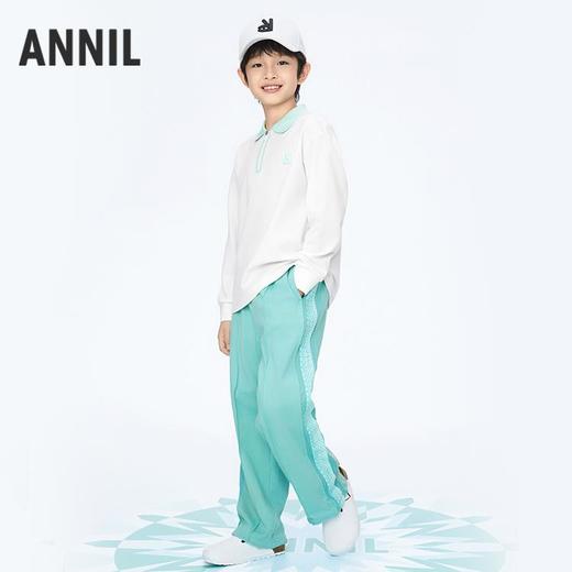 男童透气抗菌POLO衫针织衫新款安奈儿童装实体店同款AB411516 商品图3