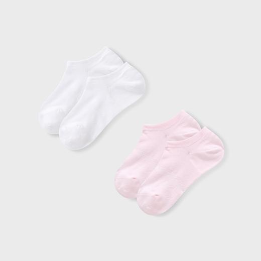 女童抗菌透气除臭短袜两双装新款安奈儿童装实体店同款JG417562 商品图1