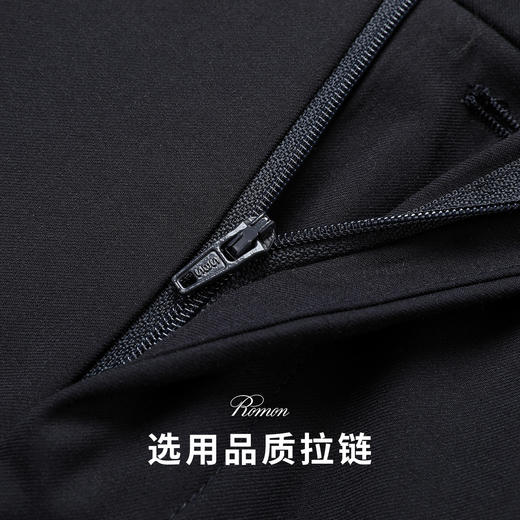 【西装+西裤】罗蒙男士西装套装两件套商务正装戗驳领一粒扣婚庆西装套装 商品图8