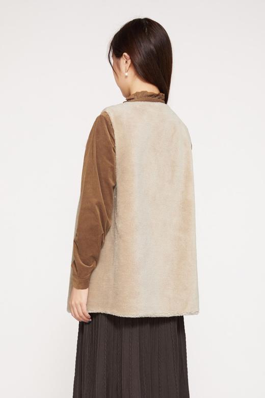 ANSUABEL 羊羔毛颗粒马甲外套 10145 商品图3
