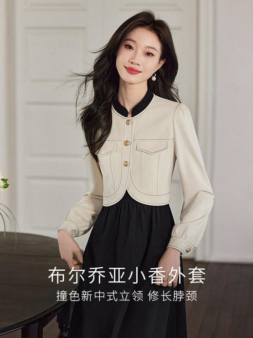 【129选3件，不退换】熙世界黑色吊带连衣裙女2025春新款高级感复古气质赫本风小黑裙 商品图1