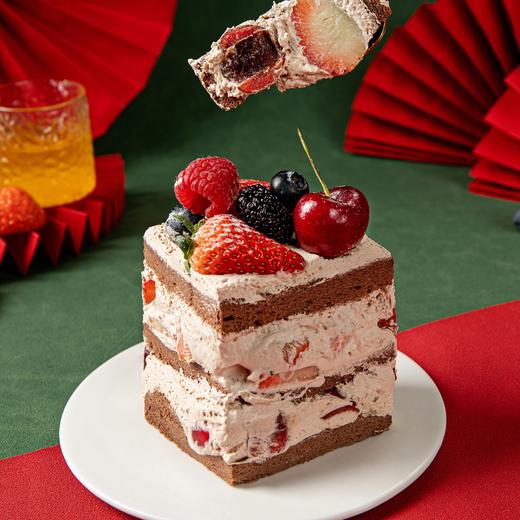 巨无霸草莓车厘子蛋糕 商品图5