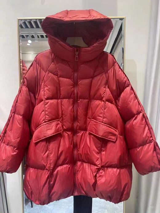 丁摩精品民族风文艺复古保暖白鸭绒连帽外套潮款AL 227 商品图5