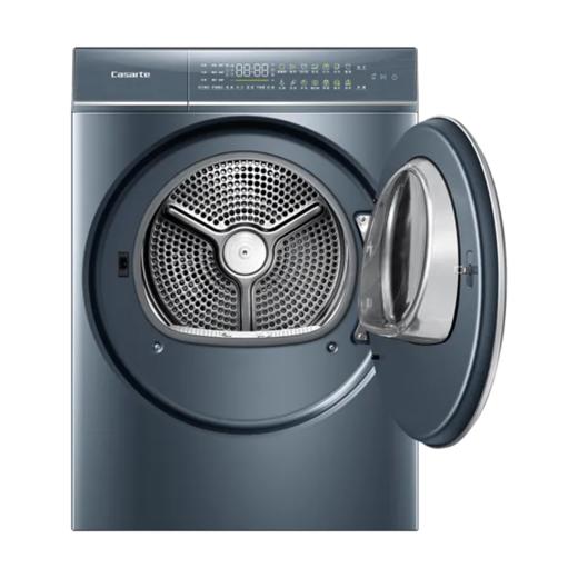 卡萨帝（Casarte）10公斤变频干衣机双擎热泵烘干护理衣物除菌净螨空气洗 锡兰青 CGY 10FL5EU1 商品图3