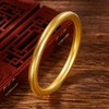 【限时克减150元】足金999.9 【油亮半空心】 古法传承(面宽约5.8-6.0mm)古法光圈古法素圈固口古法手镯(GFSZW00022-11)（预售产品下单后不退款不退货不换货不补差价） 商品缩略图2