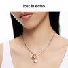 lost in echo原创设计师款Yetti雪怪滚雪球双层珍珠项链锁骨链女 商品缩略图2