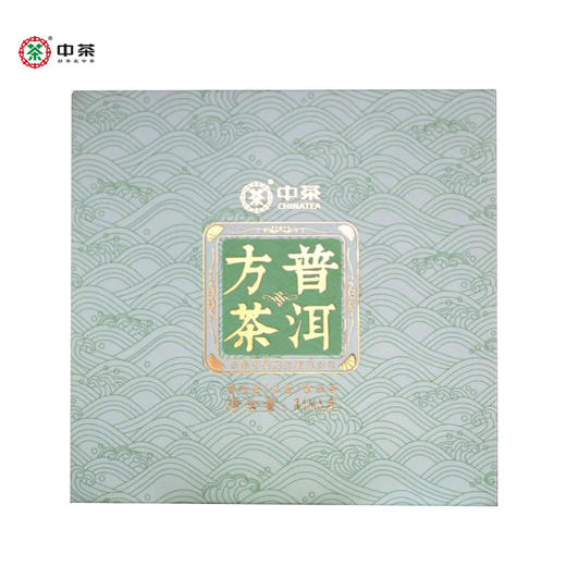 中粮 中茶 2020年 普洱方砖普洱茶生茶 茶砖 100g/盒 /云南干仓直发 商品图0