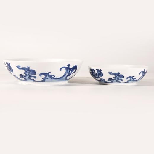 不仁斋 人气新款釉中贴花青花云纹 青花盘 餐盘 餐具 商品图2