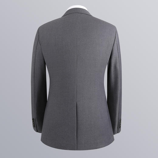 【西装+西裤】罗蒙男士西服套装通勤商务婚庆两件套简约正装套装男灰色西装 商品图1