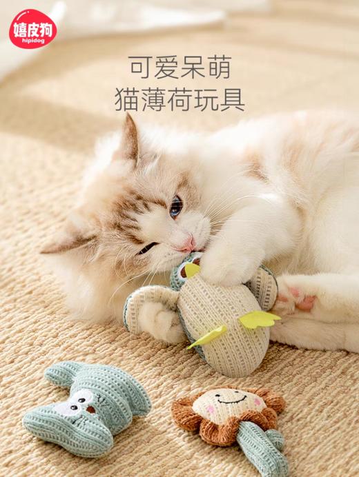 猫薄荷猫草自嗨解闷神器耐咬磨牙玩具小企鹅 商品图1