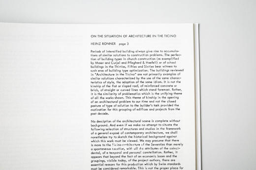 1977年绝版书重印：瑞士 “提契诺”学派建筑作品精选 Tendencies - Recent Architecture in Ticino 商品图8