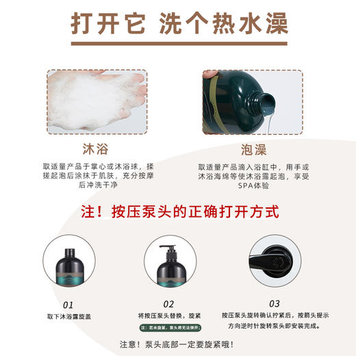 Aarye/安野屋 氨基酸净润香氛沐浴露   300g 商品图3