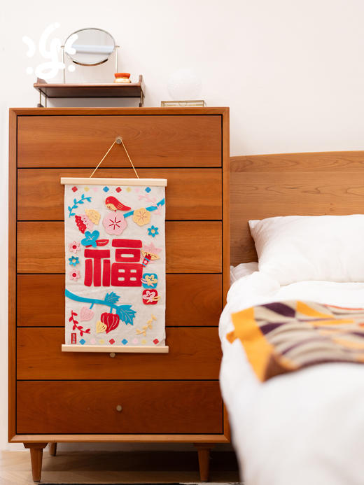 古古楽gugu福满满布堆贴画DIY年画手工装饰龙年布画 商品图7