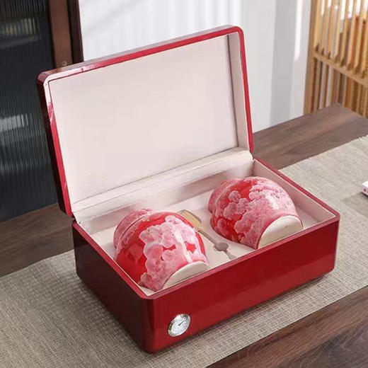 实木烤漆【湿度计.丹红.2瓷】150元1套.整箱8套 商品图2
