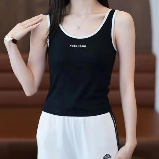 B7028       休闲气质百搭短款吊带背心（特价不退换，不包邮） 商品图0