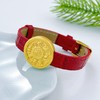 【限时克减150元】足金 #八宝罗盘 #小红书 3D硬金八方祥瑞福字八宝表盘红色人造皮表带手表成品手串(AJ3DSC00052-4)预售产品下单后不退款不退货不换货不补差价 商品缩略图1