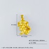 【限时7.5折】【定价黄金】足金 #儿童/宝宝 【精品】3D硬金狗年生肖金狗吊坠(V3DDZ00108)预售产品下单后不退款不退货不换货不补差价 商品缩略图3