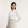 谜底通勤白衬衫长袖女2024春季新款领口钉珠绣百搭衬衣241MC0109 商品缩略图1