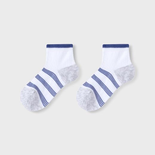【专区任选2件49元】男童透气干爽短袜两双装新款安奈儿童装实体店同款JB417575 商品图2