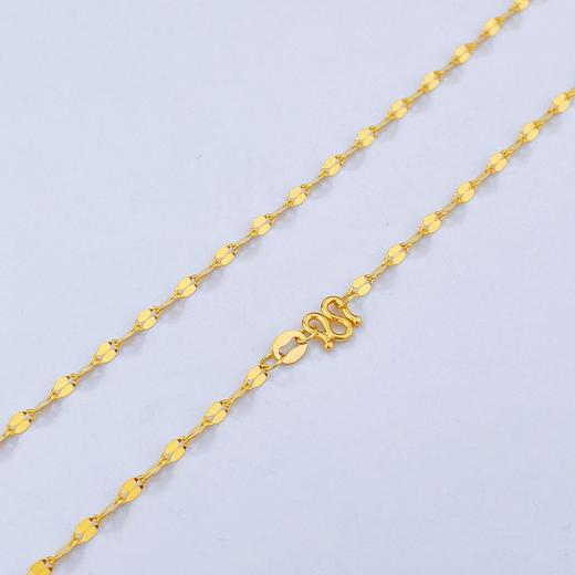 【限时克减150元】足金999 (足金999字印)5G黄金嘴唇链项链(5GXL00062)（预售产品下单后不退款不退货不换货不补差价）（预售产品下单后不退款不退货不换货不补差价） 商品图0