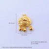 【限时克减150元】足金 3D硬金镂空网红锁包吊坠福字锁包吊坠(V3DDZ00206)（预售产品下单后不退款不退货不换货不补差价（预售产品下单后不退款不退货不换货不补差价 商品缩略图2