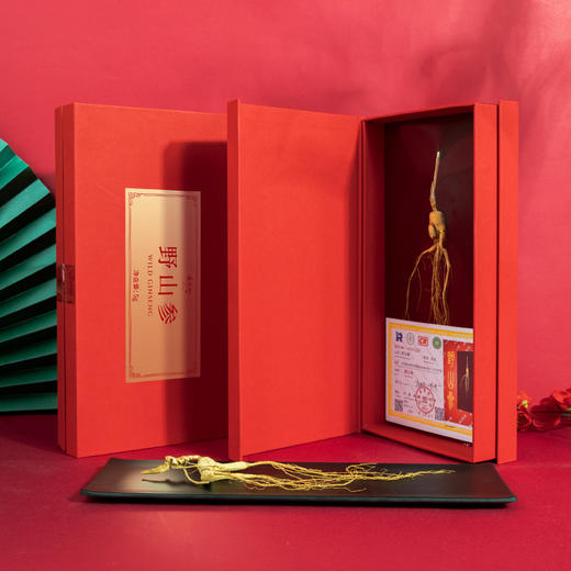 张太和野山参5g（1支）礼盒 长白山产 可煲汤 商品图3