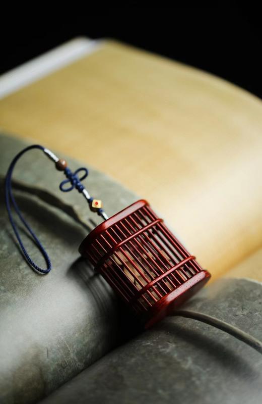 玲笼香囊°小叶紫檀挂件 商品图3