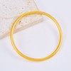 【限时克减150元】足金 【精品】3D硬金空心(面宽约3-3.5mm)仿古法素圈固口手镯(N3DSZ00046-2)（预售产品下单后不退款不退货不换货不补差价） 商品缩略图2