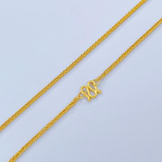 【限时克减150元】足金999.9 圆肖邦链项链(XL00014-07)补差价）补差价）预售产品下单后不退款不退货不换货不补差价 商品图0