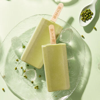 东北大板绿豆冰棍 75g*5支 盒装 冷饮 棒支 商品图1