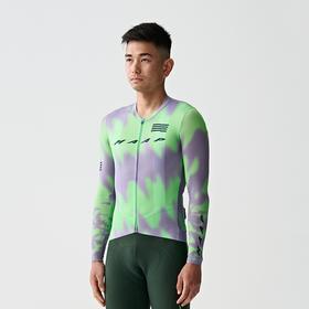 MAAP 男士 LPW Pro Air LS Jersey 限量款长袖骑行服 紫/绿