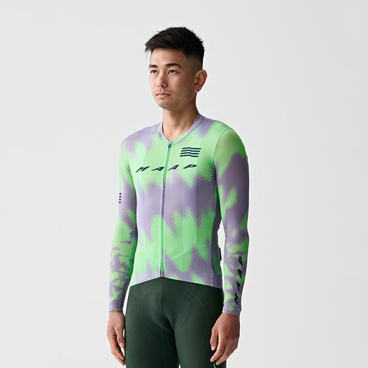 MAAP 男士 LPW Pro Air LS Jersey 限量款长袖骑行服 紫/绿 商品图0